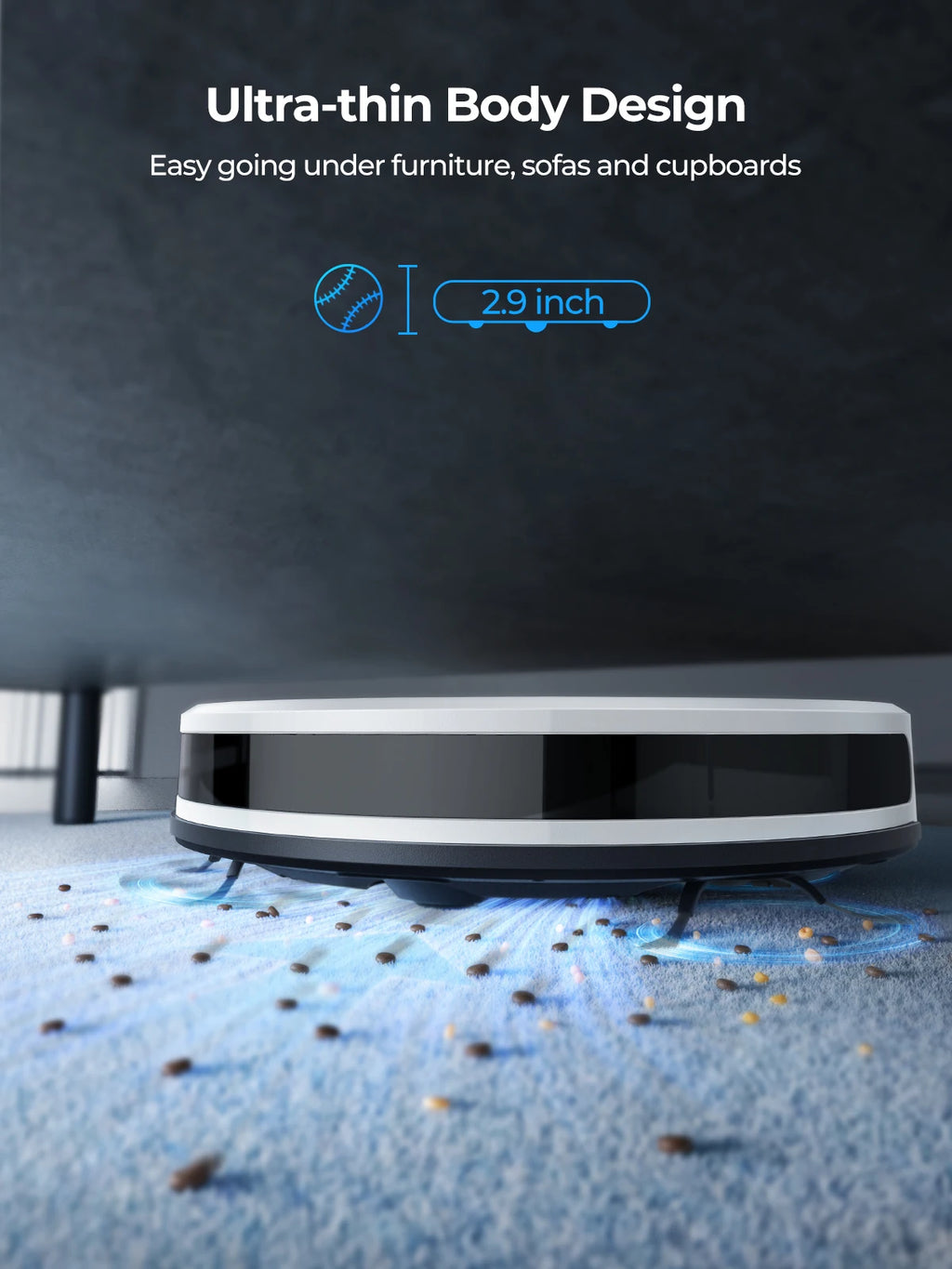 Laresar 3s Robot Vacuum Cleaner Mop 5000Pa Smart APP Control Intelligent Planned